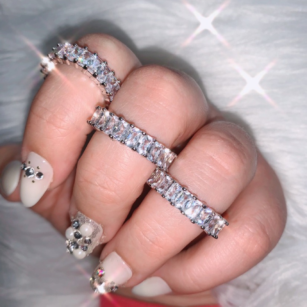 Silver plated Eternity Ring